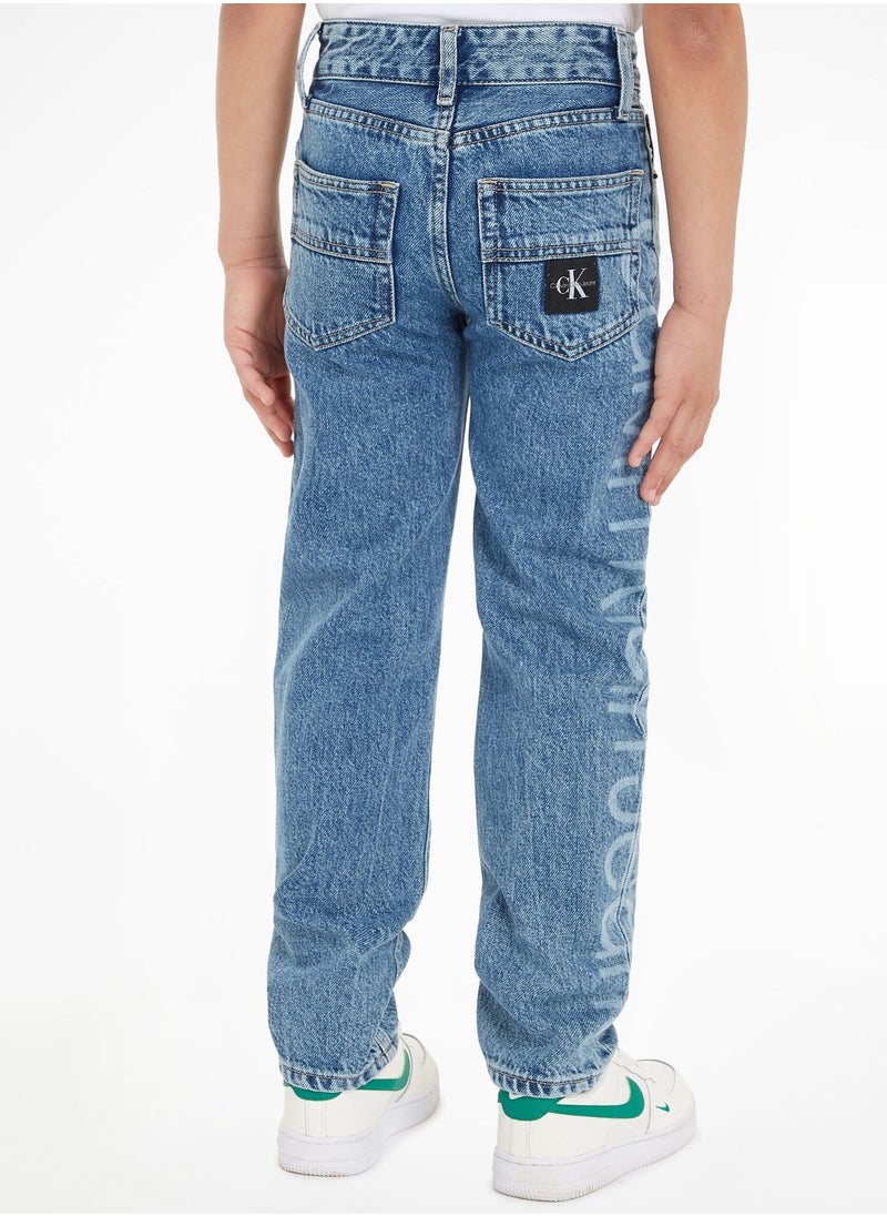 Calvin Klein Jeans - Kids Straight Fit Jeans - Image 1