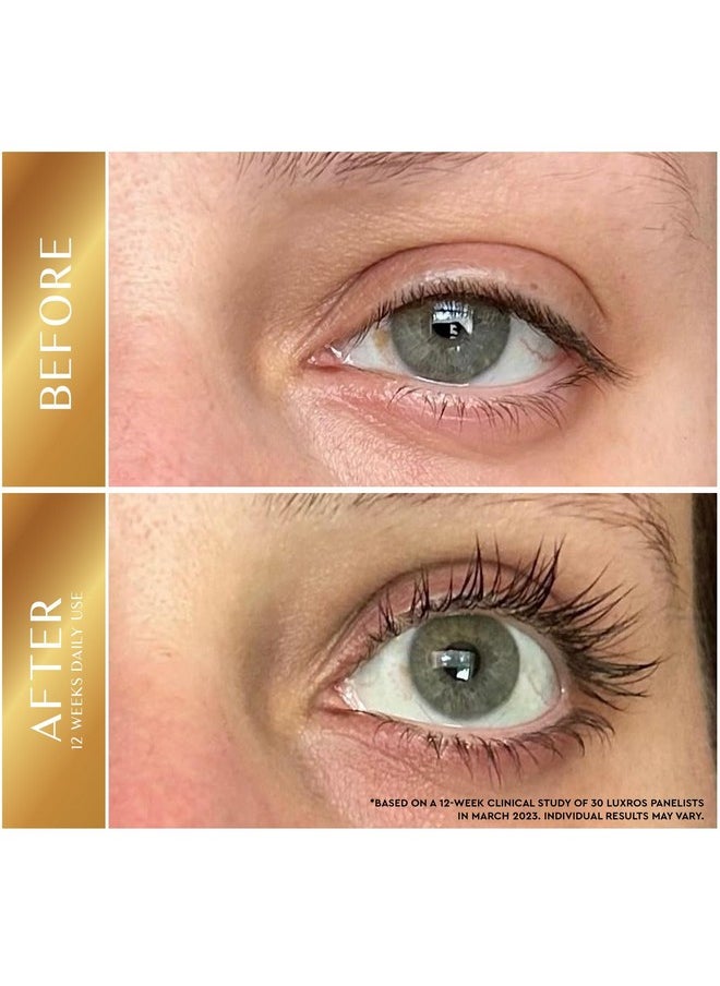 LUXROS - Eyelash Growth Serum 5 mL: Get Thick, Strong Lashes in Just 3-4 Weeks with Our Plant-Based Eyelash Growth Serum - No Parabens - Made in USA - Image 1