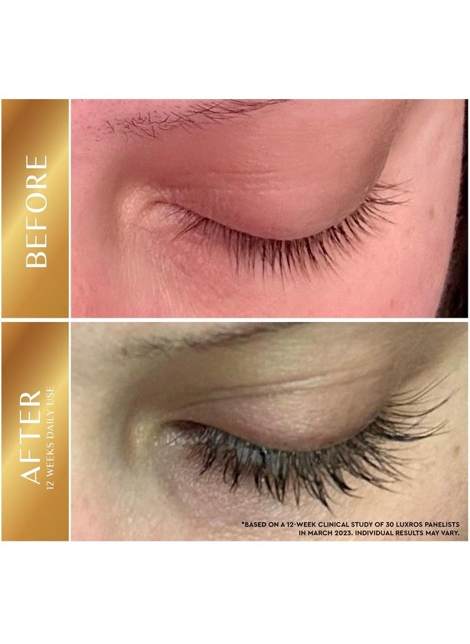 LUXROS - Eyelash Growth Serum 5 mL: Get Thick, Strong Lashes in Just 3-4 Weeks with Our Plant-Based Eyelash Growth Serum - No Parabens - Made in USA - Image 1