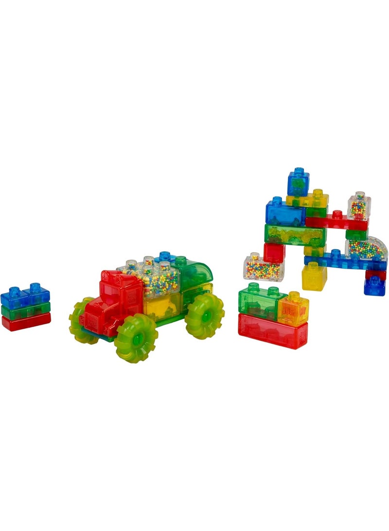 Jelly Blox Vrooom! Truck Kit , Includes 35 Blocks, Toddler & Preschool Building Blocks Kids Can Squeeze, Stretch, Squish, Safety Tested & Ouch-Free, Tactile, Sensory Play Toy for Ages 2+ - Image 3