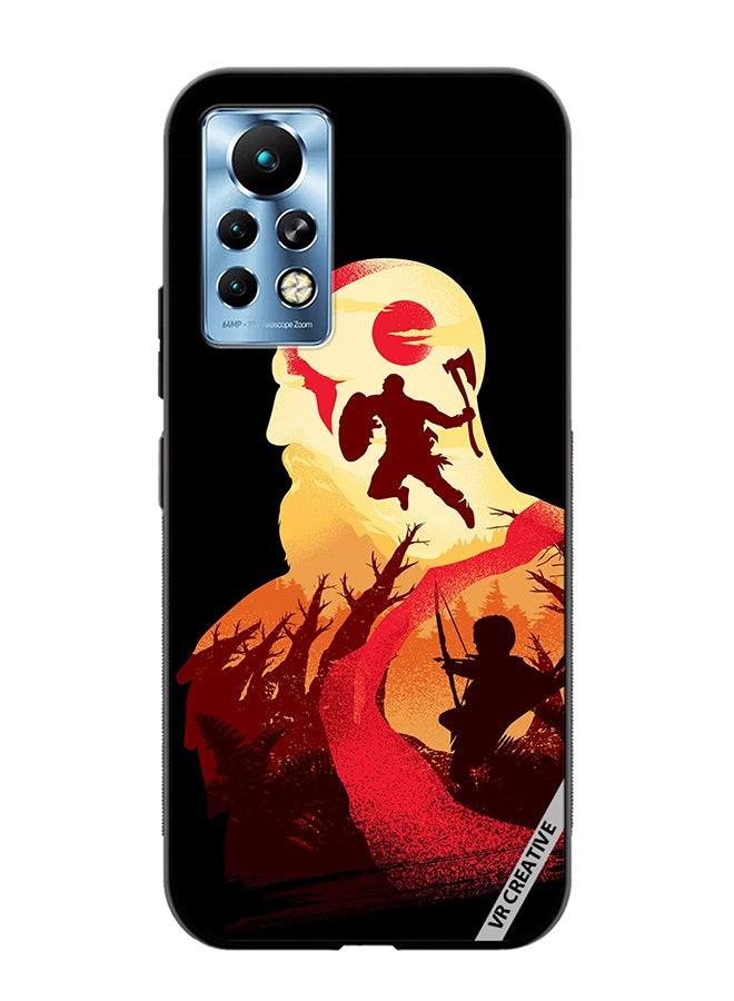 VR CREATIVE Protective Case Cover For Infinix Note 11 Pro God Of War Design Multicolour - Image 1
