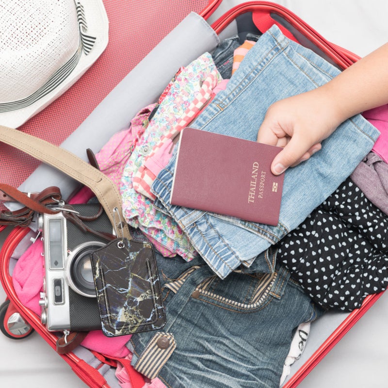 Luggage Luggage Label Pu Luggage Boarding Luggage Accessory - Image 5
