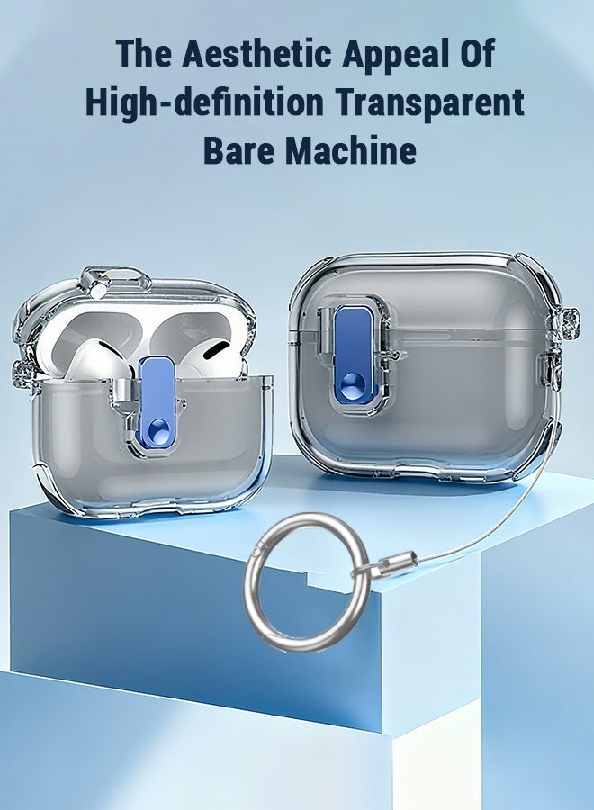 Upgraded Case for AirPods Pro 2- Anti-Yellowing TPU Cover with Secure Lock & Full Protection | Shockproof/Drop-Resistant Design | Sweat Guard & Scratch Defense (Universal Fit for Men & Women) - Image 5