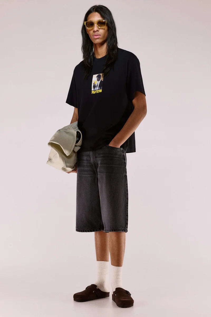 H&M Loose Fit Printed T-shirt