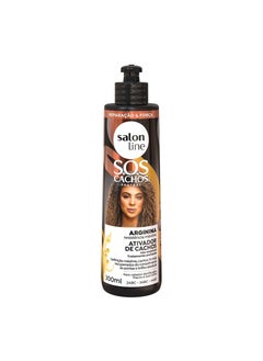 Salon Line Salon Line  Linha SOS Cachos Arginina  Ativador de Cachos Reconstrucao 300 Ml  SOS Curls Arginine  Reconstruction Curl Activator 1014 Fl Oz 