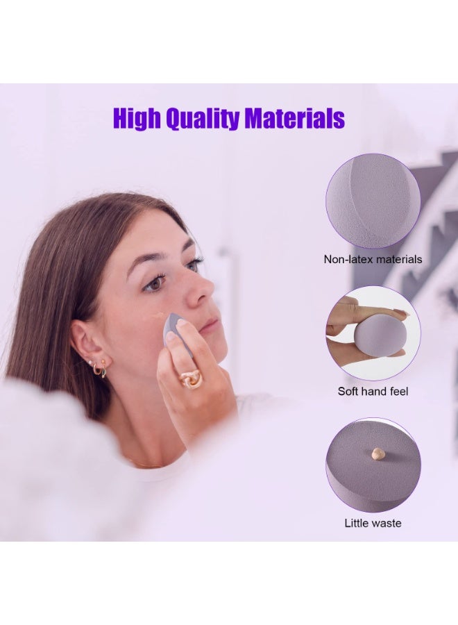 4 Pcs  Set -  with Egg Case and 1 Holder, Flawless for Cream (4PCS,Purple) - Image 2