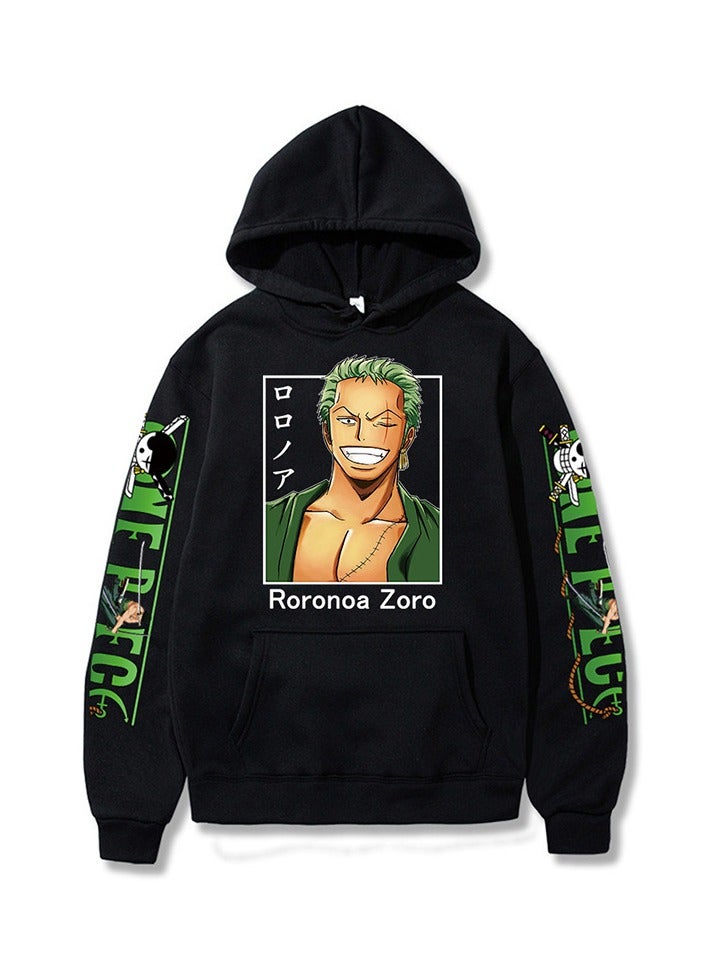 Roronoa Zoro Hoodie Men Women Couples Sweatshirts Pullover Shirt Hooded Sweater - Image 1