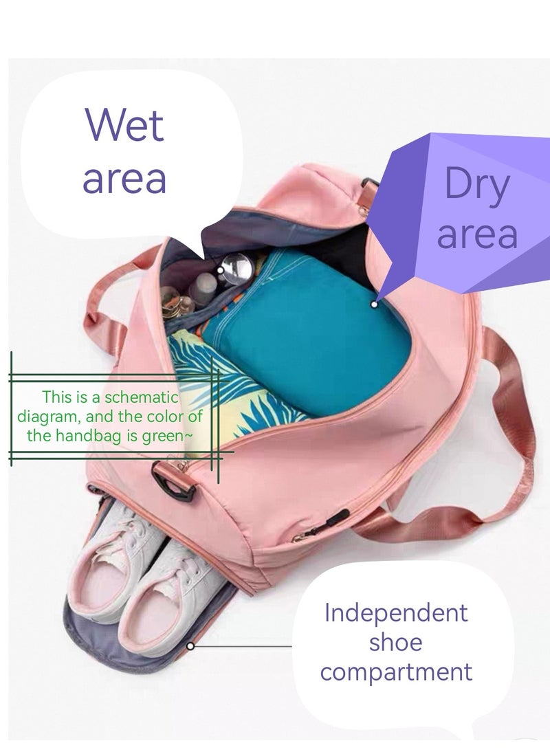 YUKE Large capacity dry wet separation multifunctional fitness bag - Image 2