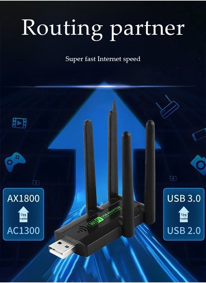 DUNISO WiFi repeater, network extender, signal enhancer, router WiFi range extender, USB powered, can further expand network range, suitable for offices and homes (black)  - Image 4