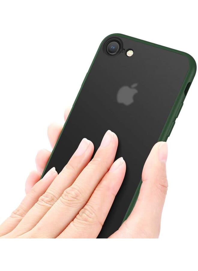 Iphone 8 Case/Iphone 7/Iphone Se 2020 Case, [Military Protection] Translucent Hard Matte Pc Back Cover Shockproof And Anti-Drop Protective Case With Soft Edges Bumper For Iphone 7/8/Se 2020