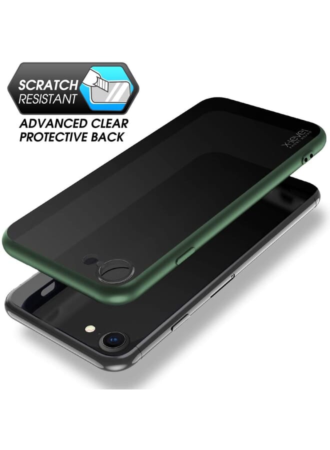 Iphone 8 Case/Iphone 7/Iphone Se 2020 Case, [Military Protection] Translucent Hard Matte Pc Back Cover Shockproof And Anti-Drop Protective Case With Soft Edges Bumper For Iphone 7/8/Se 2020