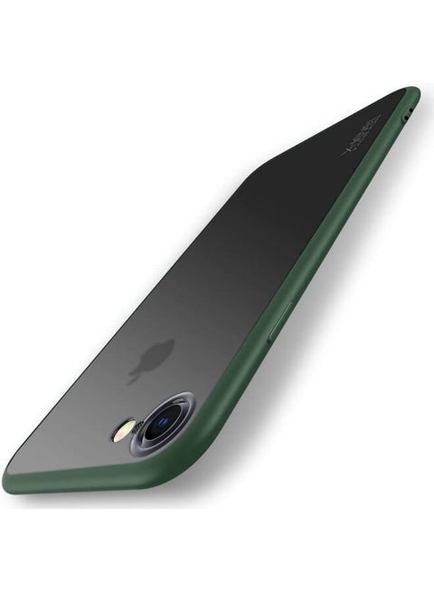 Iphone 8 Case/Iphone 7/Iphone Se 2020 Case, [Military Protection] Translucent Hard Matte Pc Back Cover Shockproof And Anti-Drop Protective Case With Soft Edges Bumper For Iphone 7/8/Se 2020