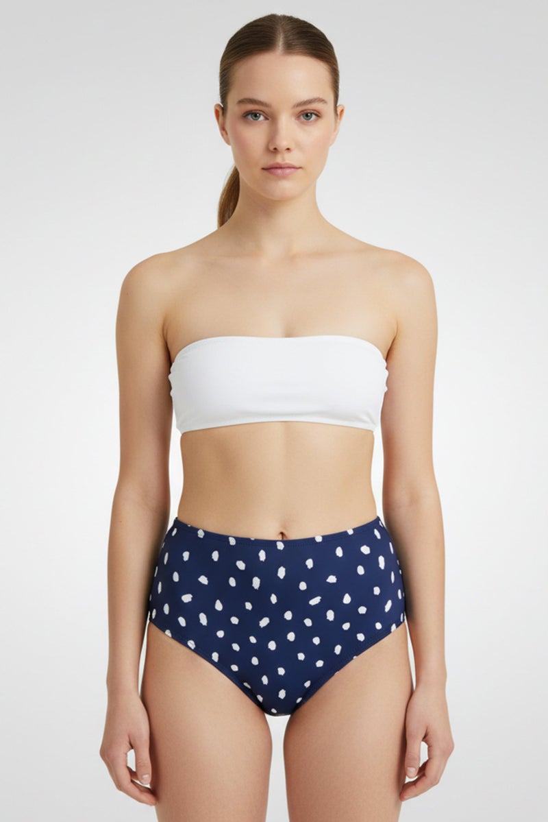 ASOS بيكيني سفلي عالي الخصر للسيدات من تصميم أسوس، متعدد الألوان - Image 1