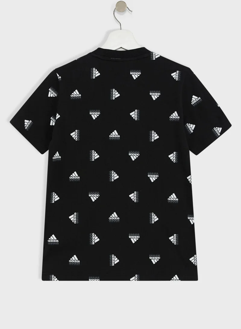 Adidas Kids Brand Love Aop T-Shirt
