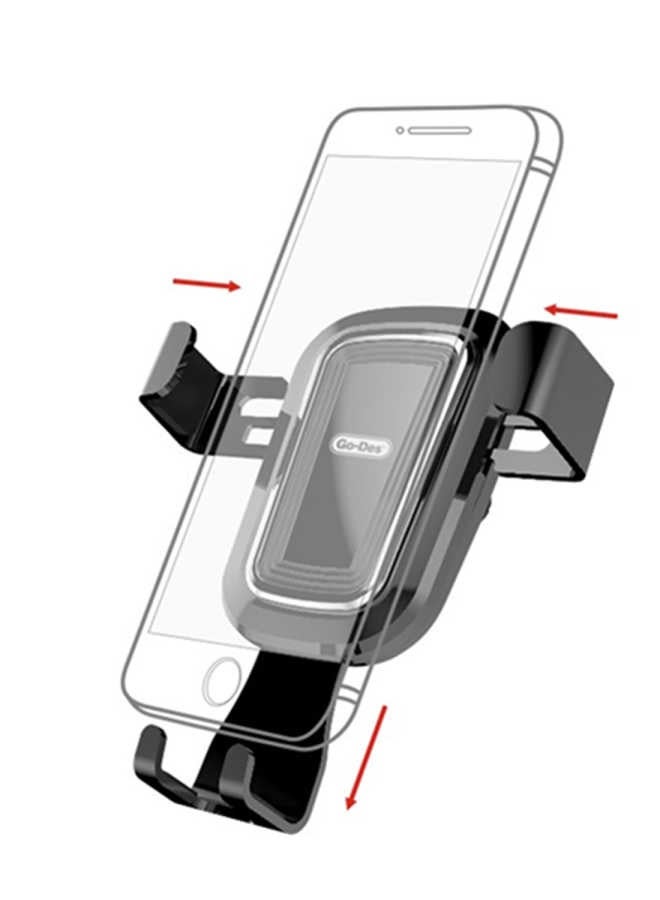 جو-ديز حامل الهاتف المحمول للسيارة على فتحة التهوية، حامل سيارة عالمي (GD-HD629) - Image 2