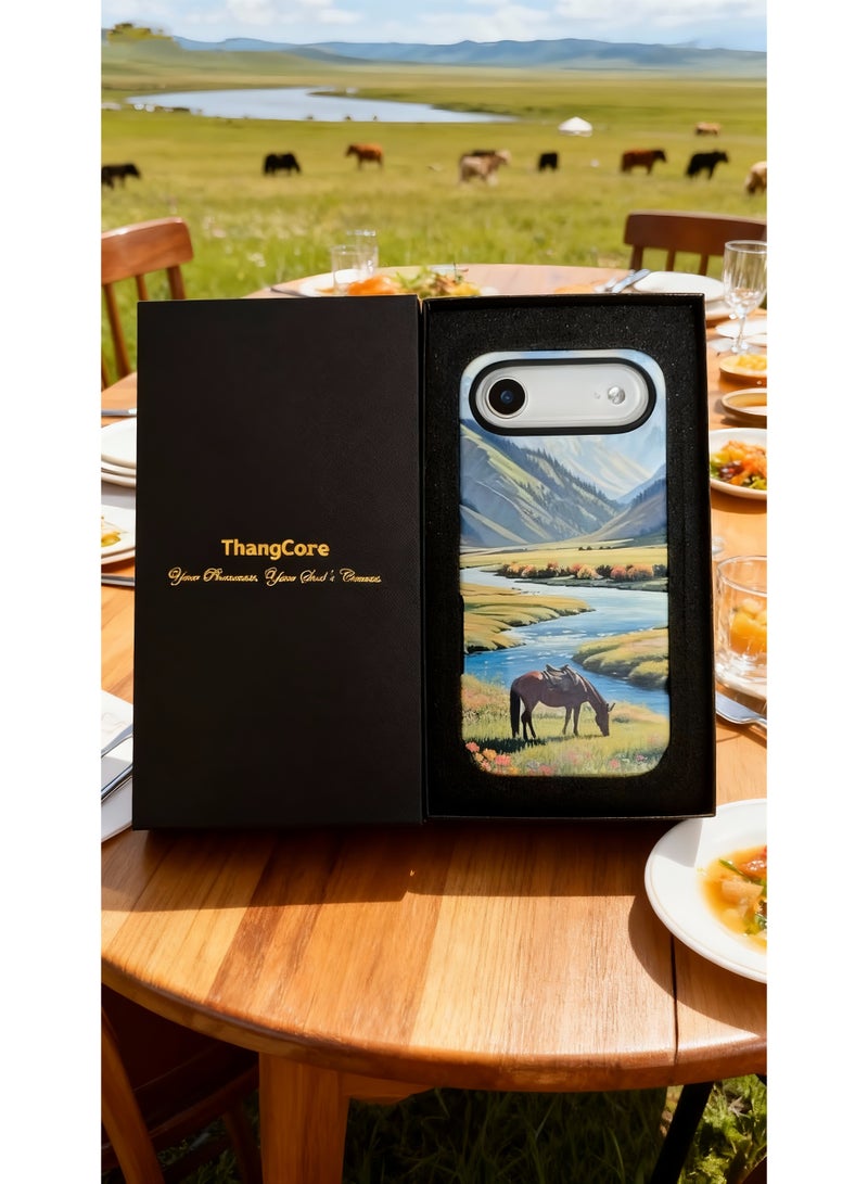 ThangCore Iphone17-AIR，3 in 1 PBT + TPU Overmolding Magnetic Creative Design Phone Case - Image 2