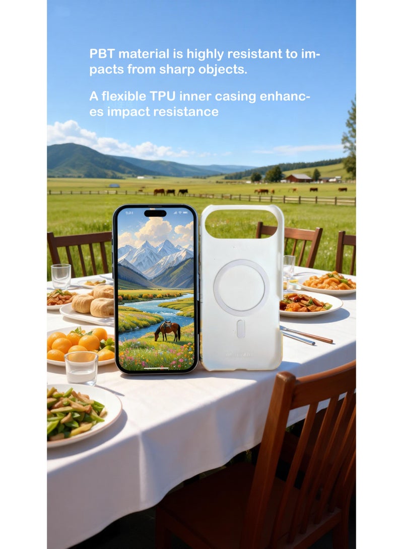 ThangCore Iphone17-AIR，3 in 1 PBT + TPU Overmolding Magnetic Creative Design Phone Case - Image 3