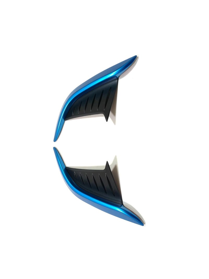 ANUNFRRE Car Accessories Fit for Toyota Corolla cross 2022-2024 ABS (Blue Black) Front Fog Light Lamp Frame 2pcs - Image 5
