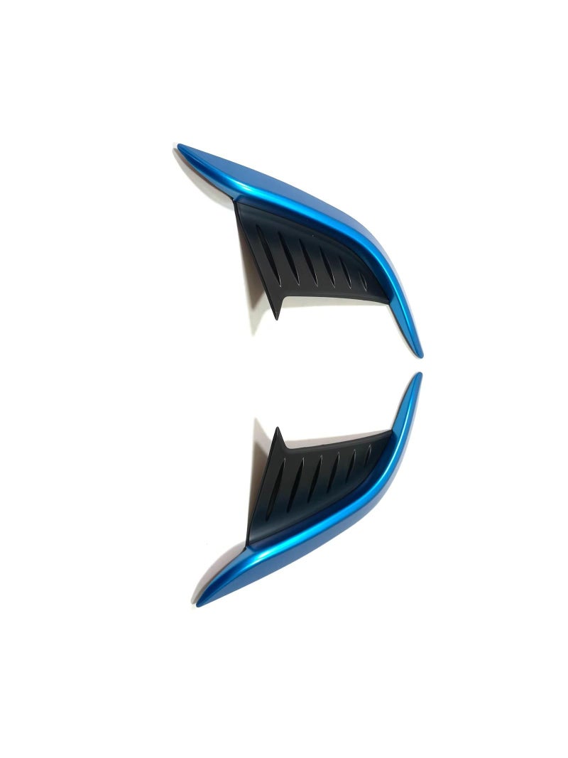 ANUNFRRE Car Accessories Fit for Toyota Corolla cross 2022-2024 ABS (Blue Black) Front Fog Light Lamp Frame 2pcs - Image 3