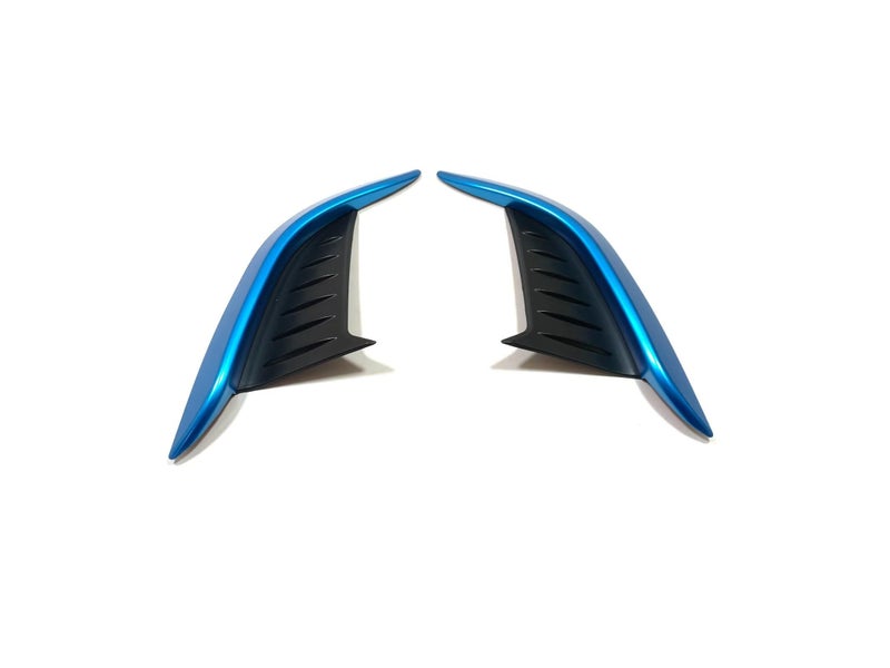 ANUNFRRE Car Accessories Fit for Toyota Corolla cross 2022-2024 ABS (Blue Black) Front Fog Light Lamp Frame 2pcs - Image 4