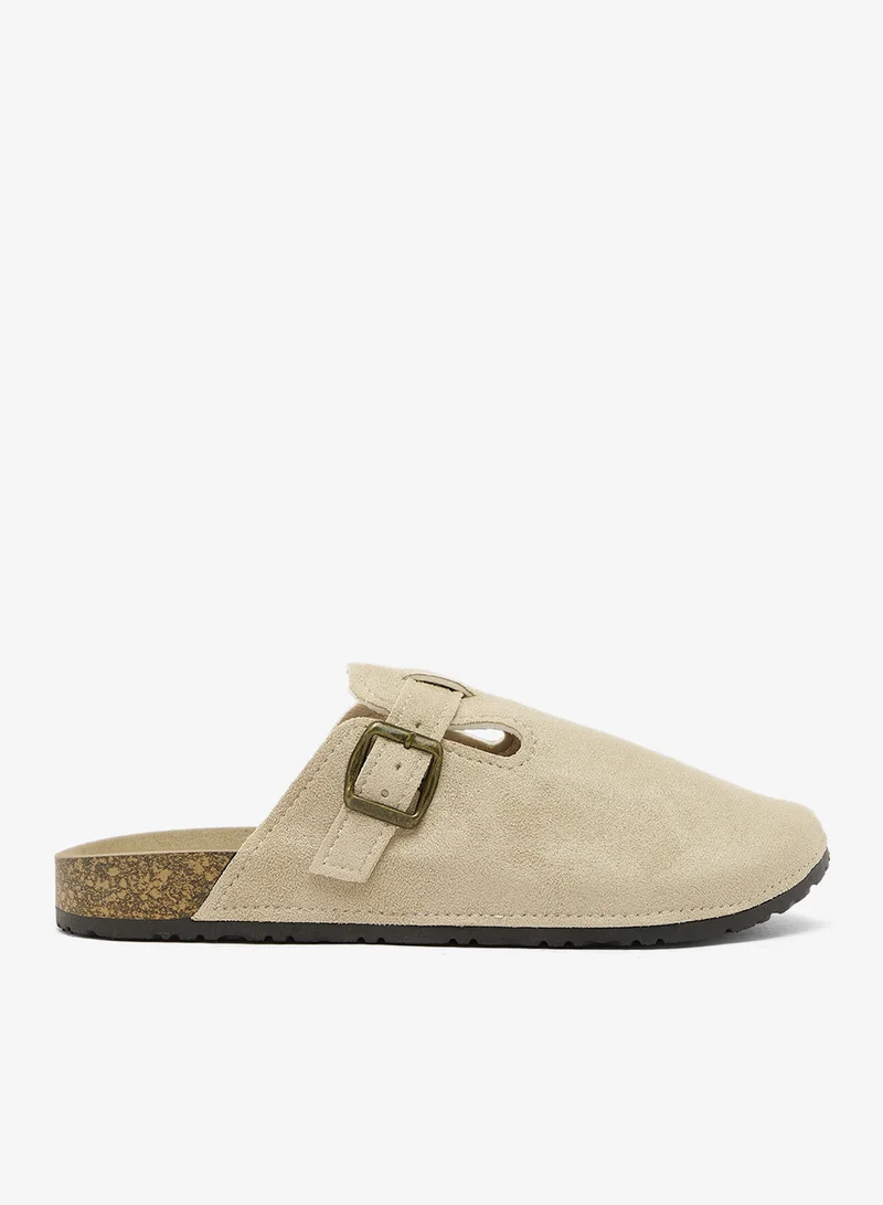 Ginger Suede Cozy Mules