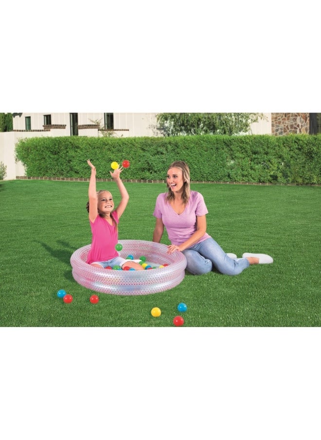 Bestway Bestway - Splash & Play Paddling Pool with Play Balls 91x20 cm - Red - 51141  - Image 2