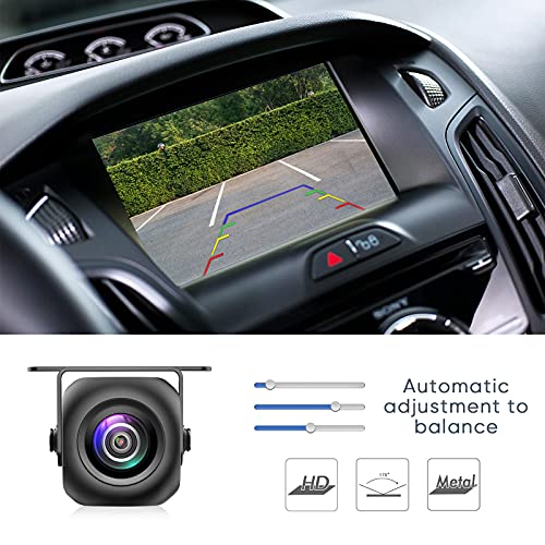 PixelMan PMD2A Backup Camera, Upgrade HD Metal 170 Degree Wide Angle Rear View Reversing Camera,Super Night Vision IP69 Waterproof Universal Reverse Rearview Cam for Car Vehicle SUV RV Pickup - Image 2