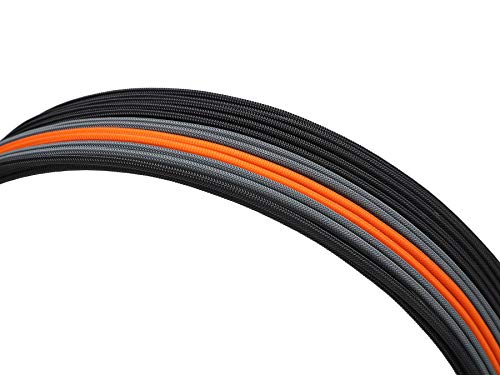 Formulamod Sleeve Extension Power Supply Cable Kit 18AWG ATX 24P+ EPS 8-P+PCI-E8-P with Combs for PSU to Motherboard/GPU Fm-NCK3 (Black Orange Grey) - Image 5
