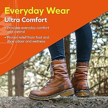 Odor-Eaters OdorEaters Ultra Comfort Insoles x 2 Plus x 1 Foot Shoe Spray 150 ml Bundle - Image 3