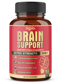 agobi 9in1 Brain Support Supplement Made with 9 Natural Ingredients - 90 Capsules  - Image 1