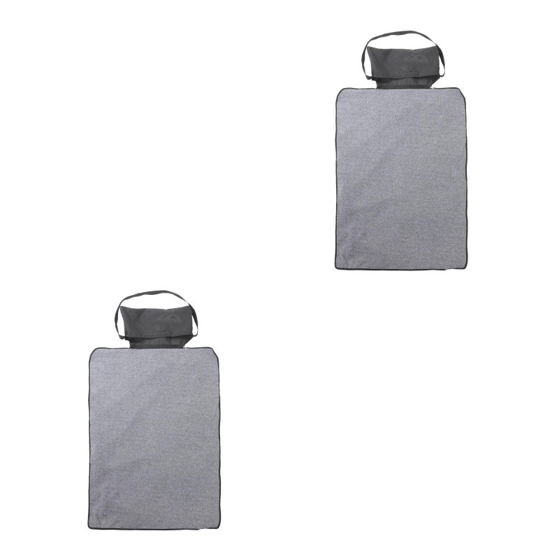 2pcs Foldable Multifunctional Outdoor Pet Mat Warming Blanket for Dogs and Cats (Black) - Image 3