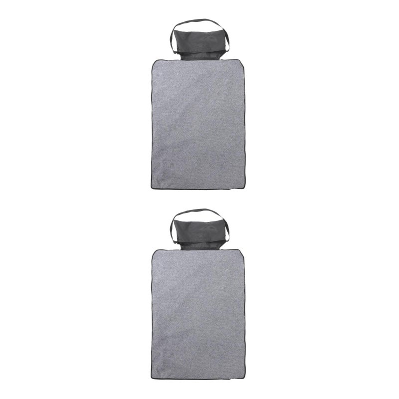 2pcs Foldable Multifunctional Outdoor Pet Mat Warming Blanket for Dogs and Cats (Black) - Image 4