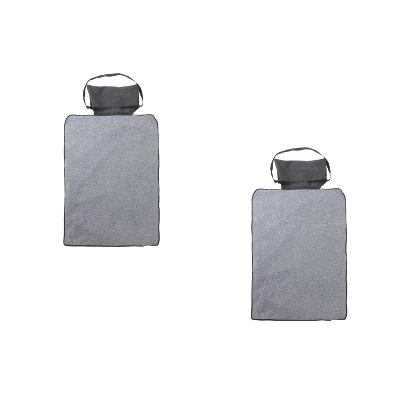 2pcs Foldable Multifunctional Outdoor Pet Mat Warming Blanket for Dogs and Cats (Black) - Image 2