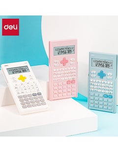 Deli Deli E1700 Exam-Compliant Scientific Calculator with 240 Functions, 10+2 Dual Line Display & 5-Year Warranty - White  - Image 2