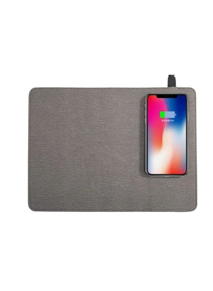 Premium 2 in 1 Mousepad with Built-in Qi Wireless Charger - Image 2