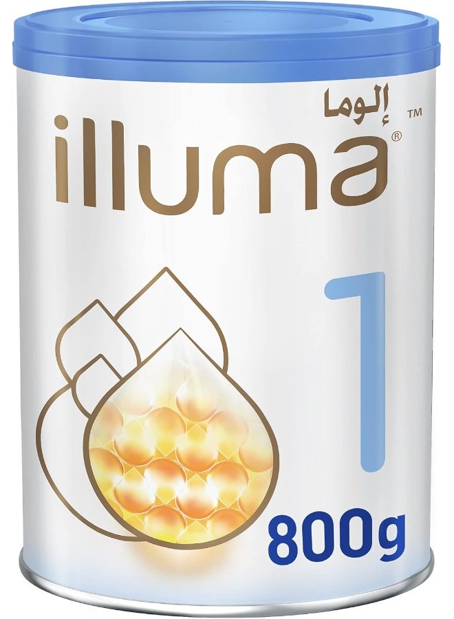 Illuma Illuma Wyeth Nutrition Illuma Stage 1, 0-6 Months, 800G, White - Image 1
