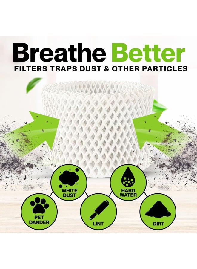 Durabasics 6 Pack of Premium Humidifier Filters Compatible with Honeywell HAC-504, HAC-504AW, & Filter A, Replacement for Honeywell HCM 350, HCM350, HCM350W, HCM350B, and Other of Cool Mist Humidifier Models - Image 5