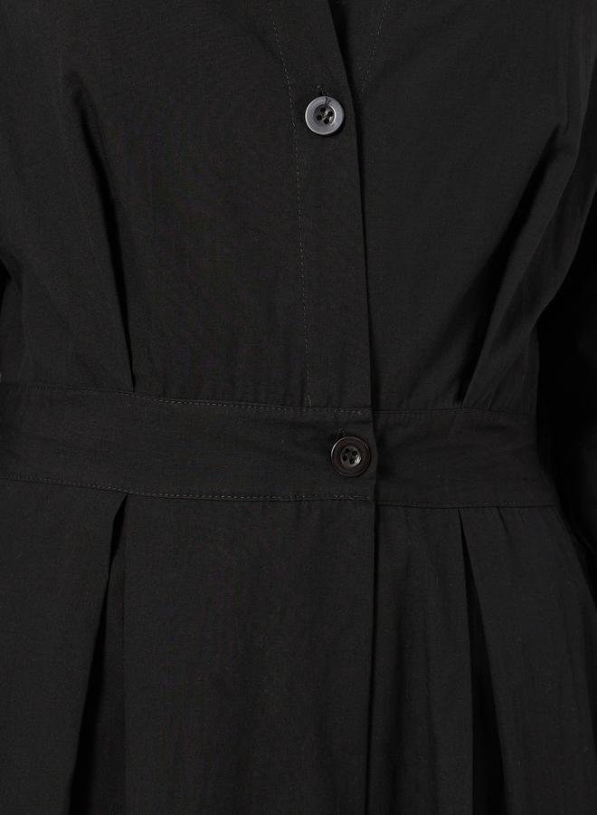 Styli Classic Black Midi Dress - Image 4