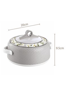 NAYASA Coral Casserole Food Warmer Stainless Steel Insulated Hotpot 3 Pc Set 1.5,2.5,3.5L  - Image 3