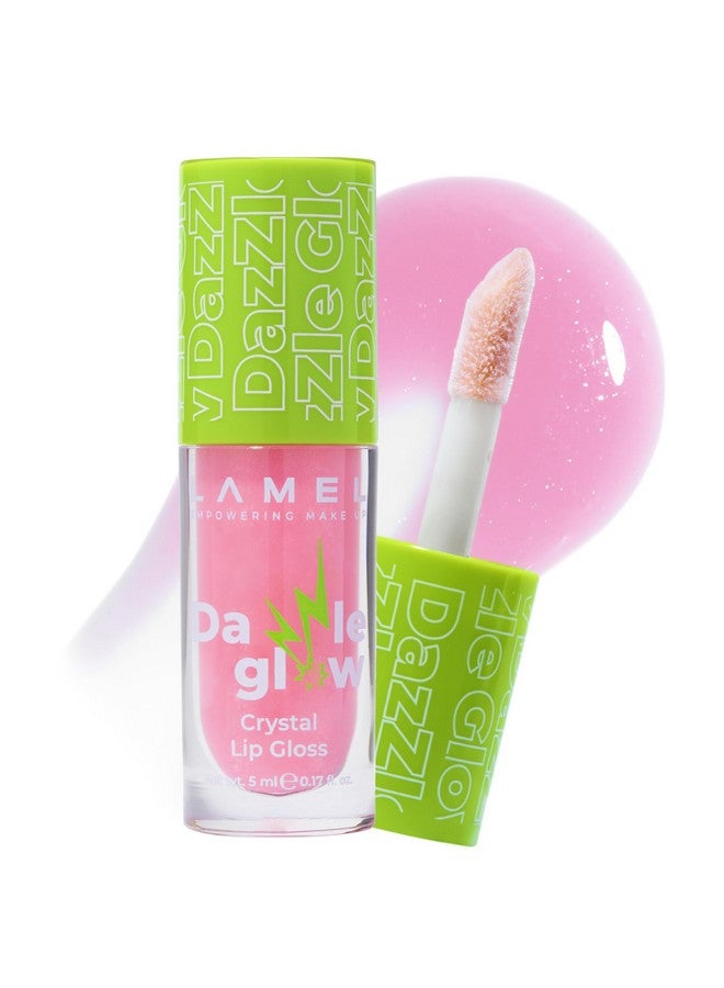 لاميل ملمع شفاه Dazzle Glow Crystal Clear - ملمع شفاه مرطب - ملمع شفاه غير لاصق - ملمع شفاه ملون - ملمع شفاه ملون - ملمع شفاه صغير - ملمع شفاه مرطب - رقم 405 حلوى القطن - Image 1