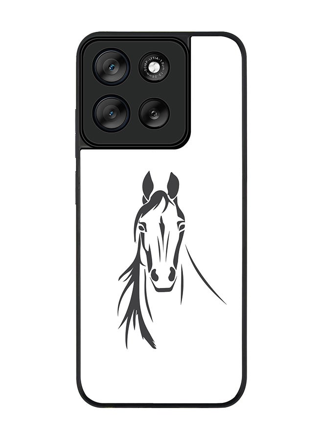 Stylizedd For Motorola Moto G56 Case,Slim fit Camera Protection, Shockproof Thin Phone cover  - Arabian Stallion - Image 1