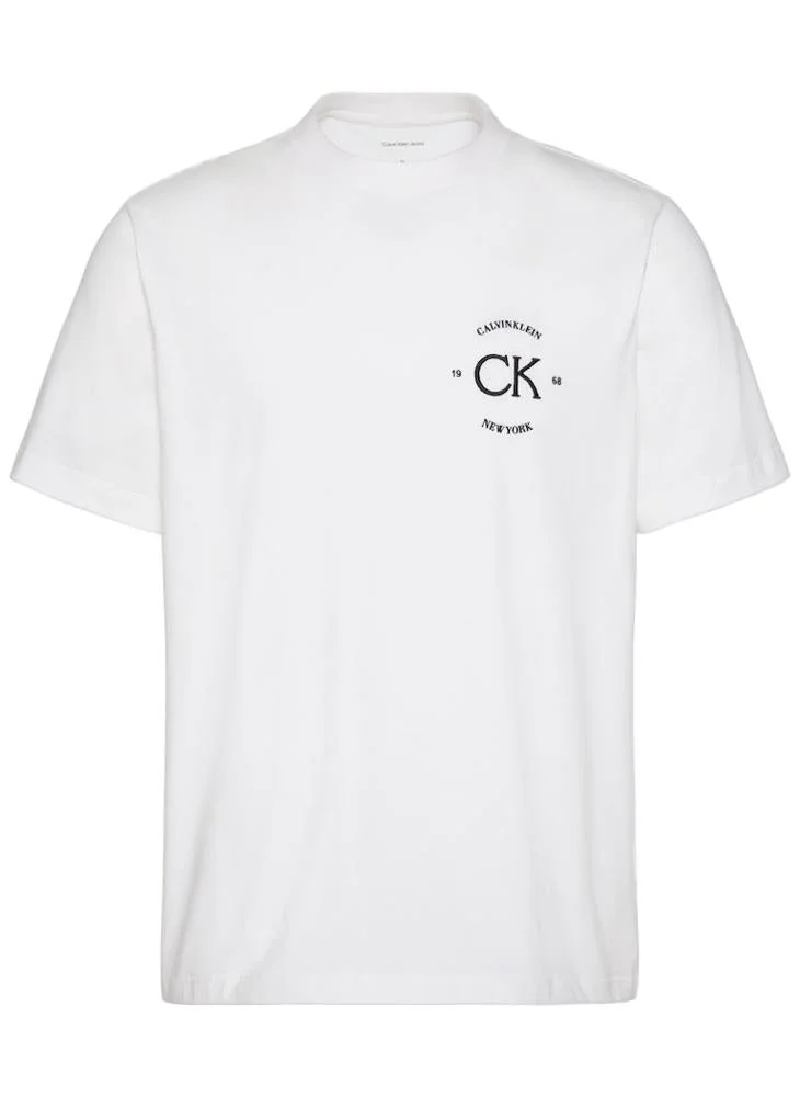 Calvin Klein Jeans  Logo Crew Neck T-shirt for Men | Best Price UAE