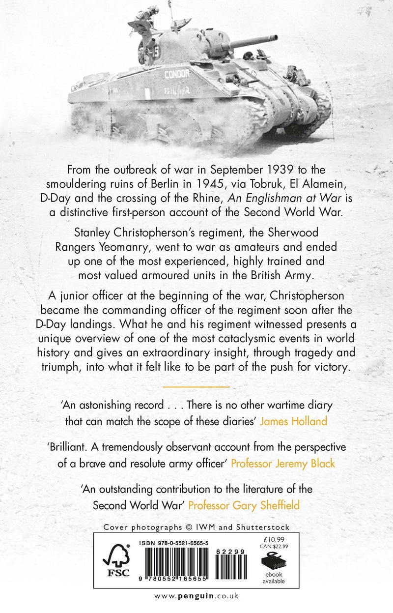 Englishman at War: The Wartime Diaries of Stanley Christopherson DSO MC & Bar 1939-1945  - Image 1