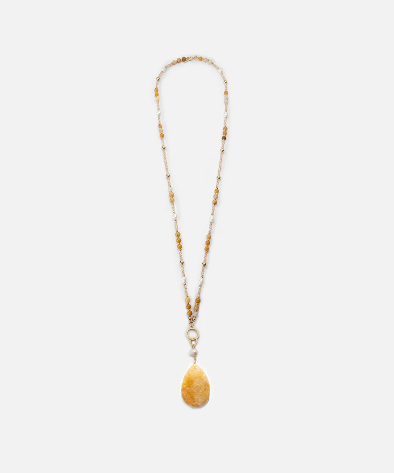 Ipekyol Mixed Bead Long Necklace
