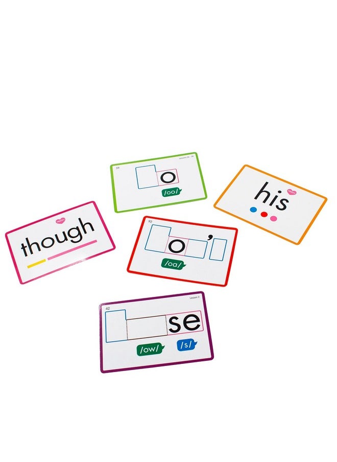 Junior Learning Junior Learning: Rainbow Phonics - Heart Words - 93 Word Cards, Flash Cards Use Visual Clues to Learn Core Words, Level Based Cards, Kids Ages 4+  - Image 3