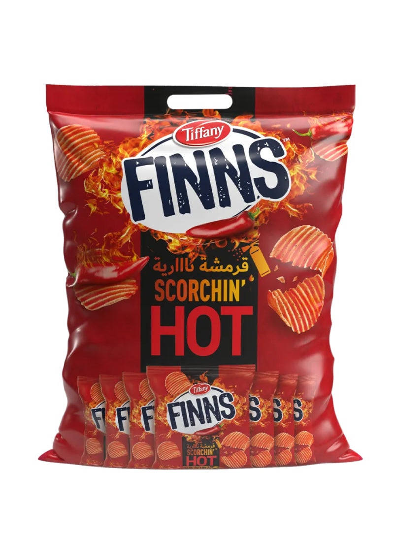 Tiffany Finns Scorchin' Hot Crinkled Potato Chips - Image 1