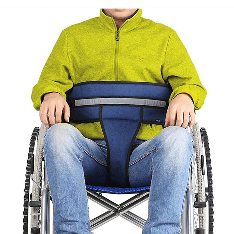 Wheelchair Seat Belt Restraints Harness for Dementia Patients Wheelchair Seatbelt Accessories Fall Prevention for Elderly Adults Chair Safety Straps Adjustable Support Vest to Prevent Sliding