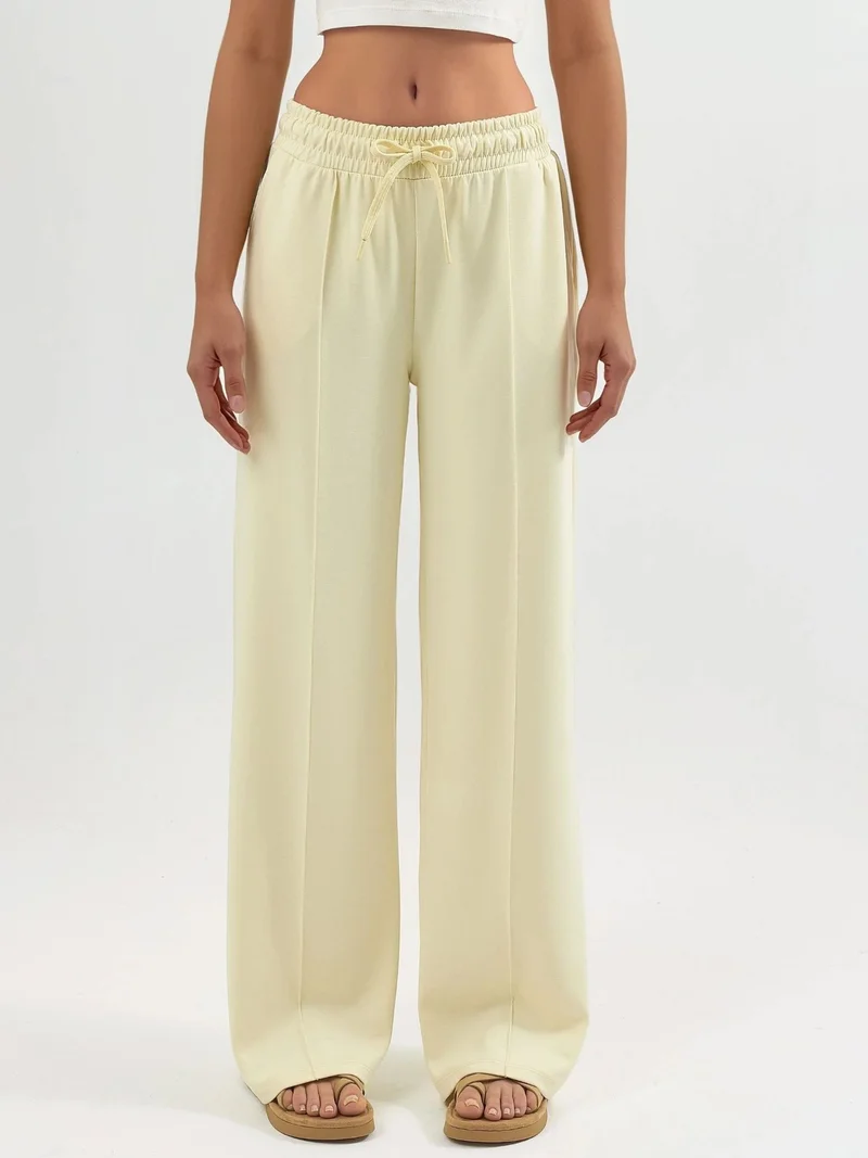 Busem BUSEM Elastic Waist Straight Leg Pants