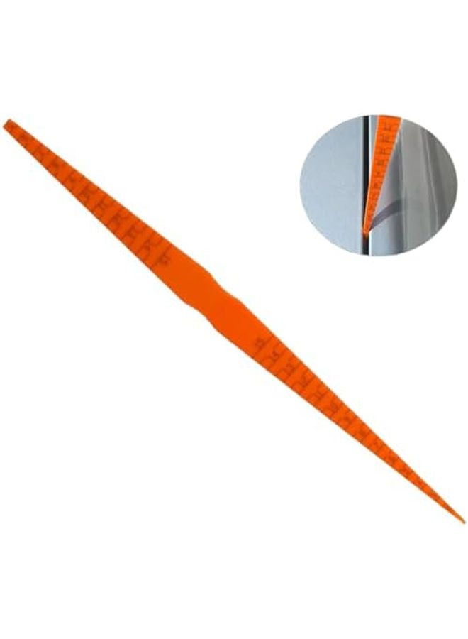 مقياس محاذاة فجوة لوحة باب السيارة أداة قياس مسطرة هيكل السيارة 6 بوصة - Image 3