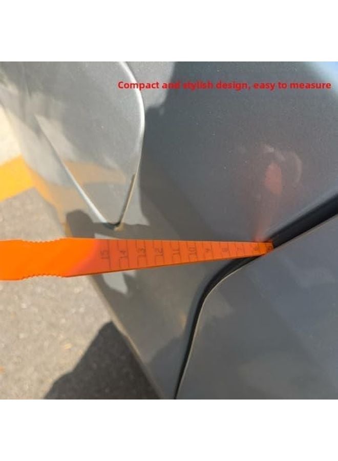 مقياس محاذاة فجوة لوحة باب السيارة أداة قياس مسطرة هيكل السيارة 6 بوصة - Image 4